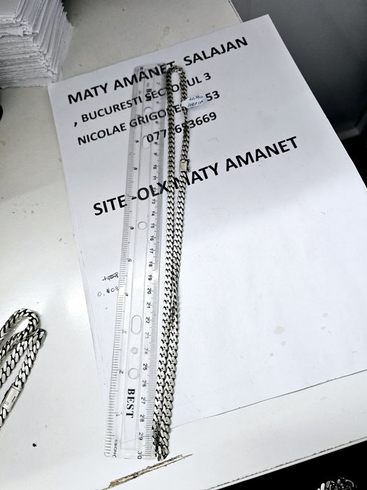 Vand lantic din argint 925 40.7 g cod 272