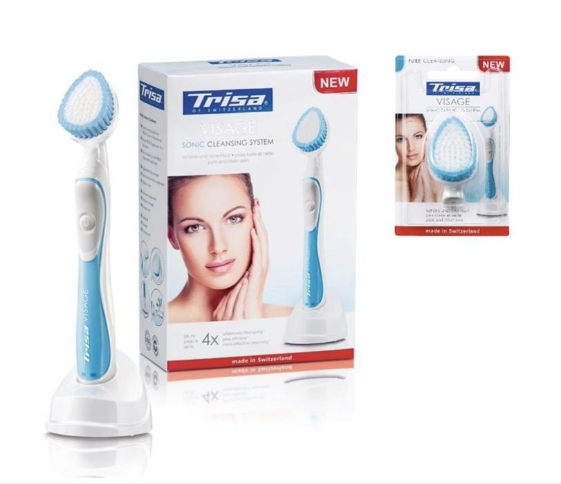 Pachet curatare faciala Trisa Sonic Visage Albastru