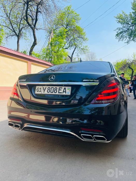 Продажа авто мерседес бенц 222 . Чёрный цвет. Фулл
