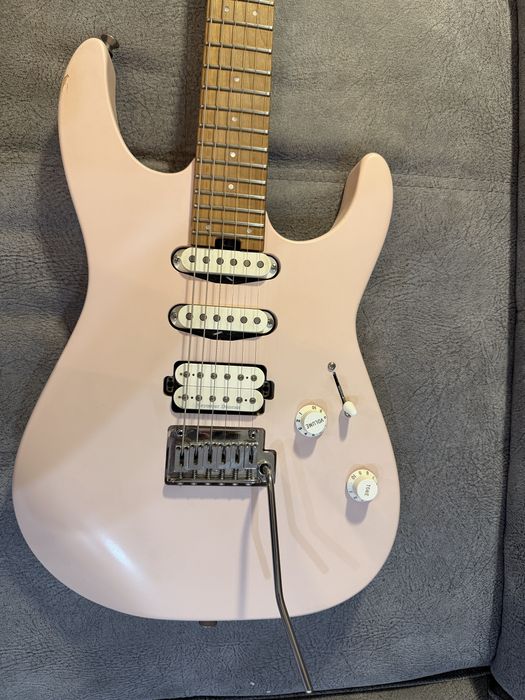 Charvel Pro-Mod DK24 HSS 2PT CM Satin Shell Pink Електрическа китара