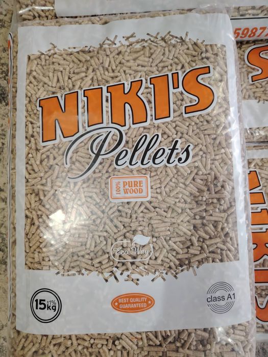 Пелети от бял бор с безплатна доставка.