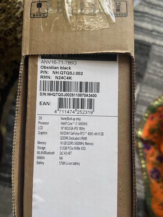 Игровой Ноут Acer Nitro V16