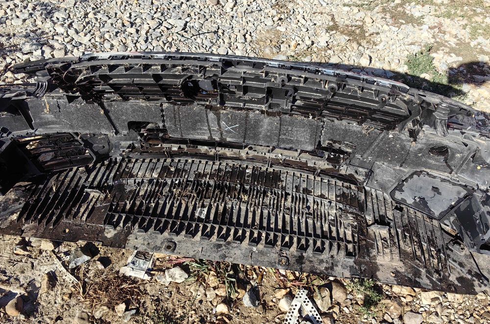 Audi A7 4G 2011-2015 предна броня с решетка