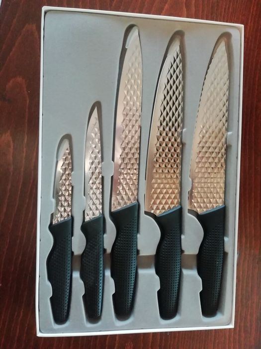 Set Nou 5 cuțite bucătărie