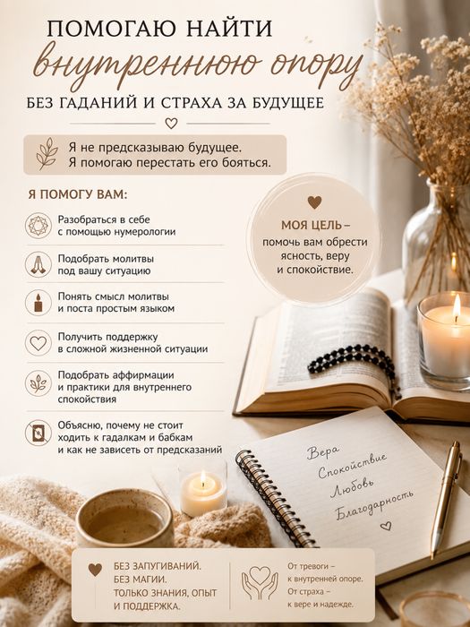 Нумерология и духовная поддержка