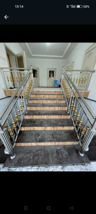 Перила нержавейка. Аргон