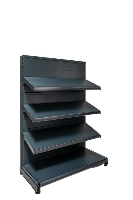 Крайстенни стелажи за магазин в тъмно сив мат - Еко Лайн/НОВИ/ПРОМОЦИЯ