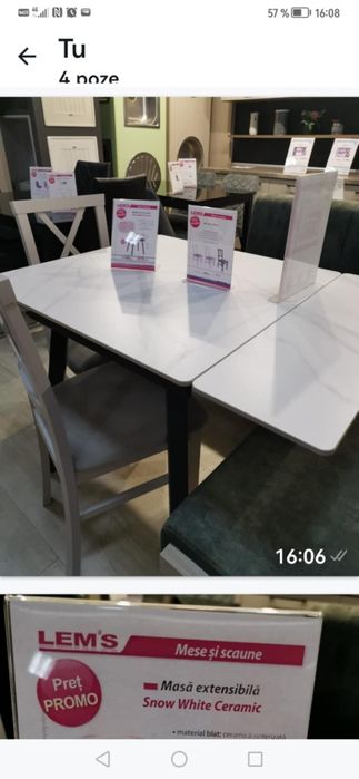 Masa Extensibila  SNOW WHITE CERAMIC