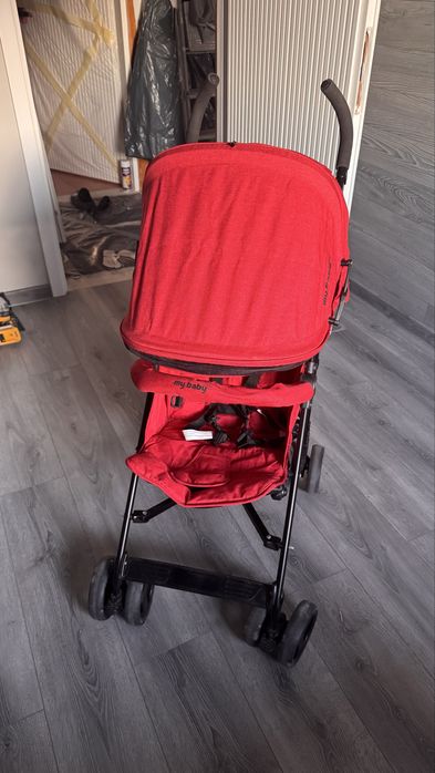 Детска количка My Baby – червена, сгъваема