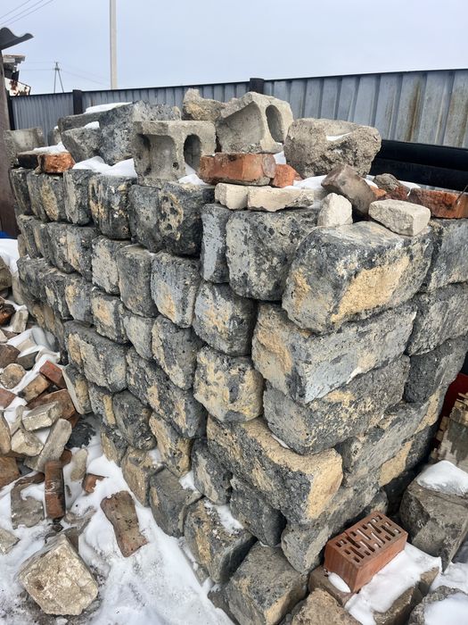 Шлакаблоки ссср б/у 50тг
