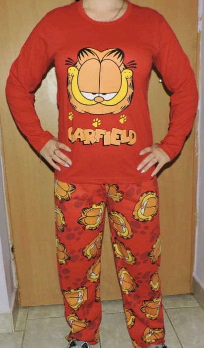 Pijamale dama bumbac (garfield)