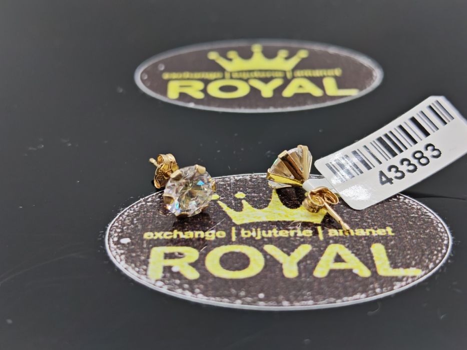 Bijuteria Royal: Cercei aur 14k/1.36 gr