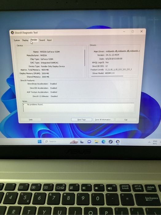 Laptop Asus.