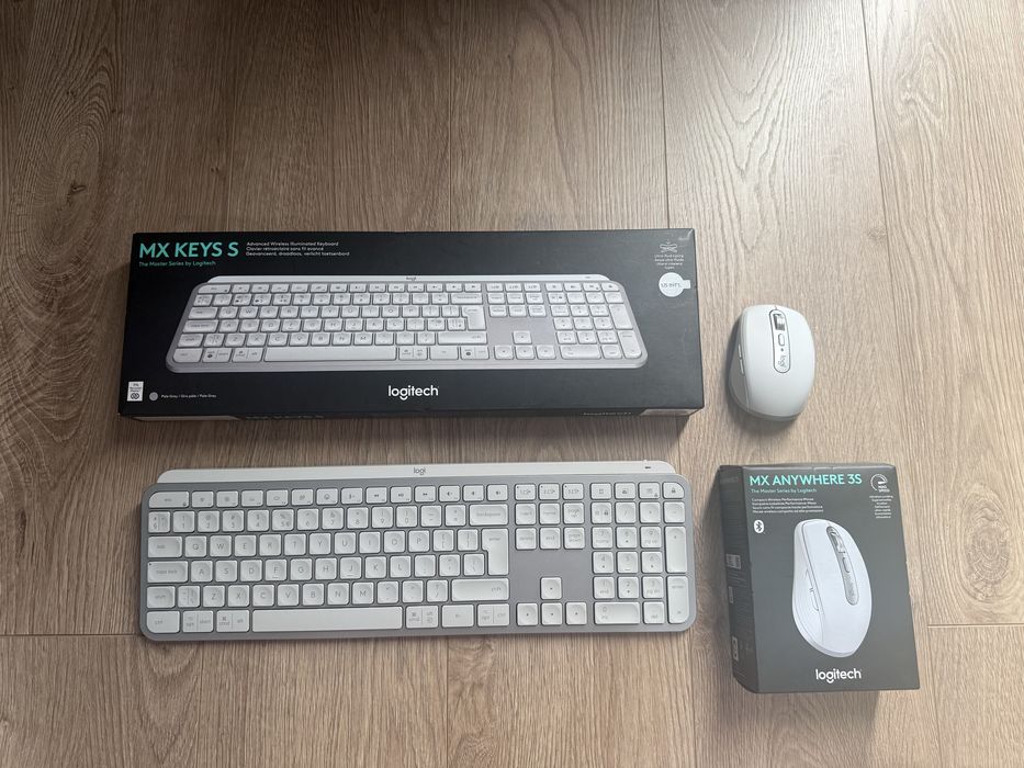 Mouse si tastatura Logitech MX Keys S + MX Anywhere 3S