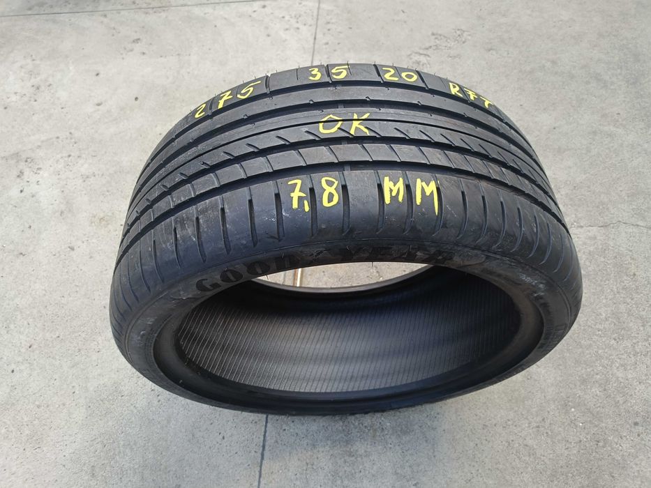 O anvelopa vara 275 35 20 goodyear asymmetric 2 run flat profil 7,8 mm