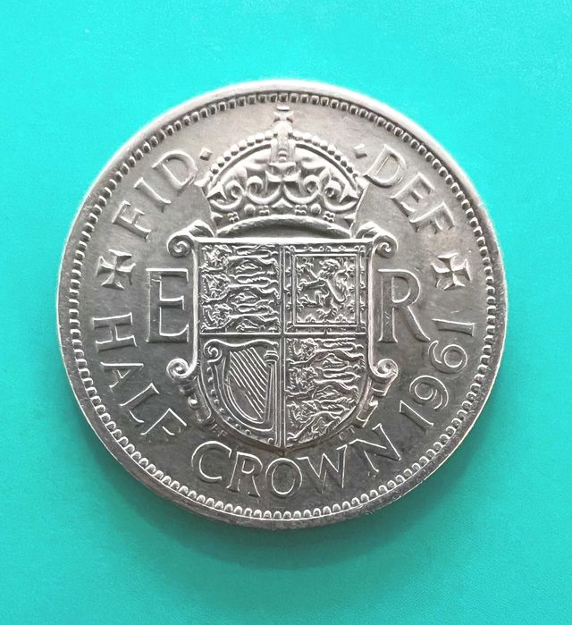 Половин Крона Великобритания, Half Crown Elizabeth II 1961