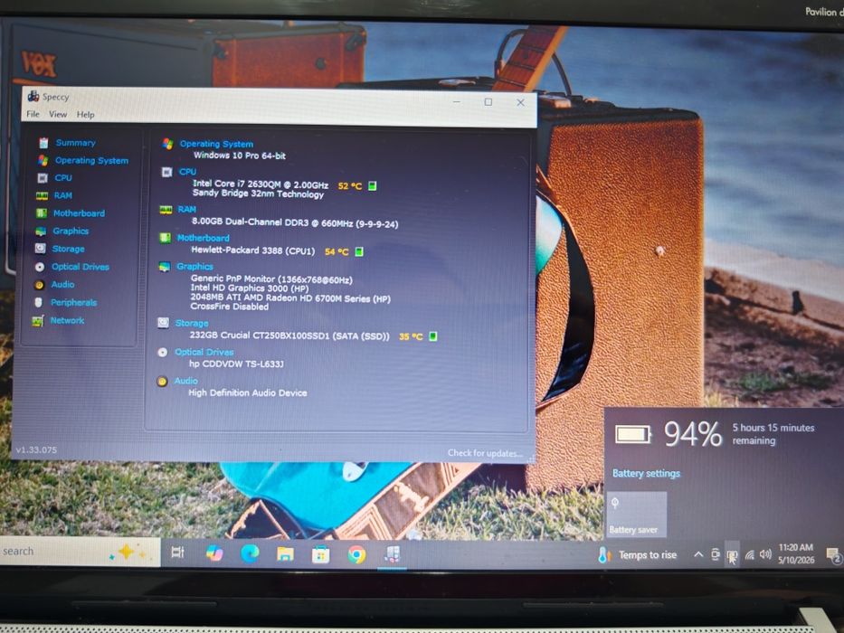 Laptop HP Pavilion DV6 cu procesor  i7
