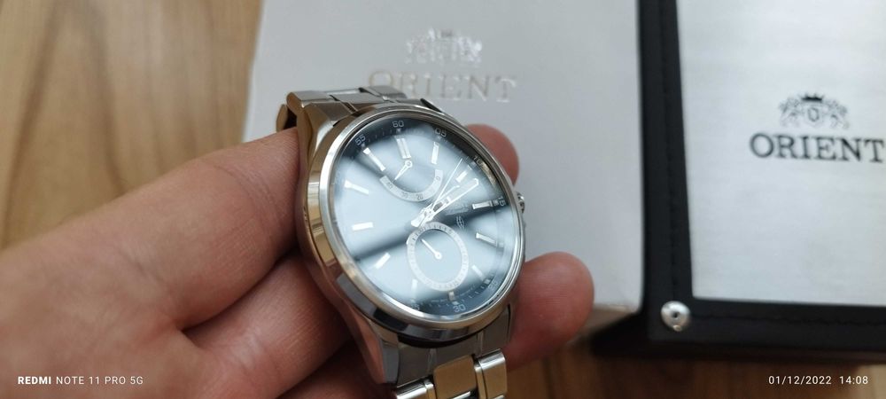 Часовник Ориент-Автоматик, сапфир кристал, 100 м. Отличен