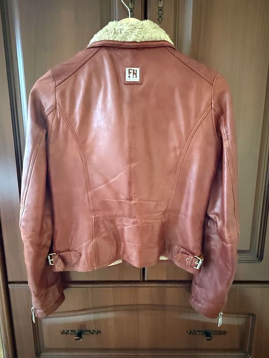 Яке от естествена кожа Freaky Nation