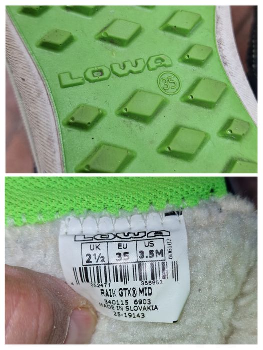 Ghete Lowa Raik GTX Mid Gore-Tex Premium, Copii - 35