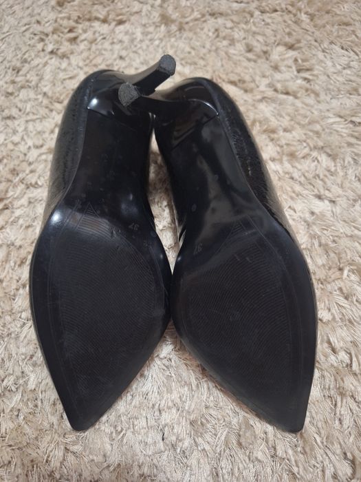 Pantofi stiletto piele lacuita