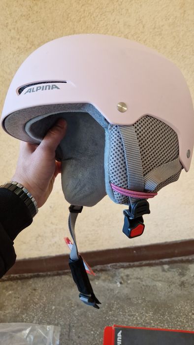 casca schi copii Alpina Grand JR (light rose matt)
