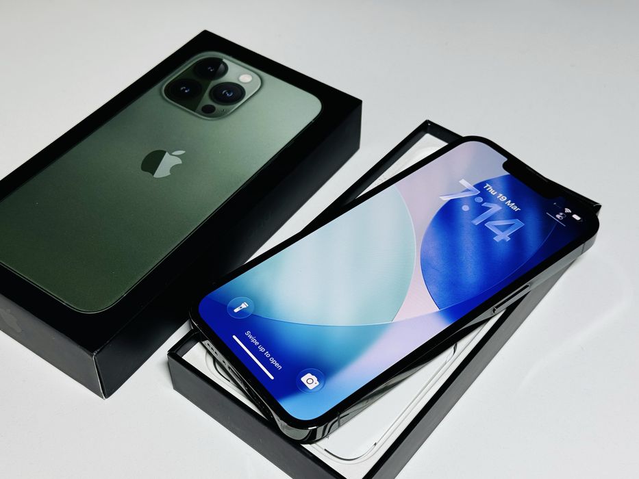Iphone 13 Pro 128GB Green 100% Батерия! Гаранция 6 месеца