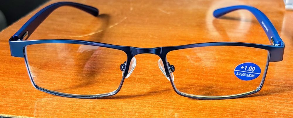 Очила за компютър от "0.00до +3. 25" с предпазване от синя цвят, с дио