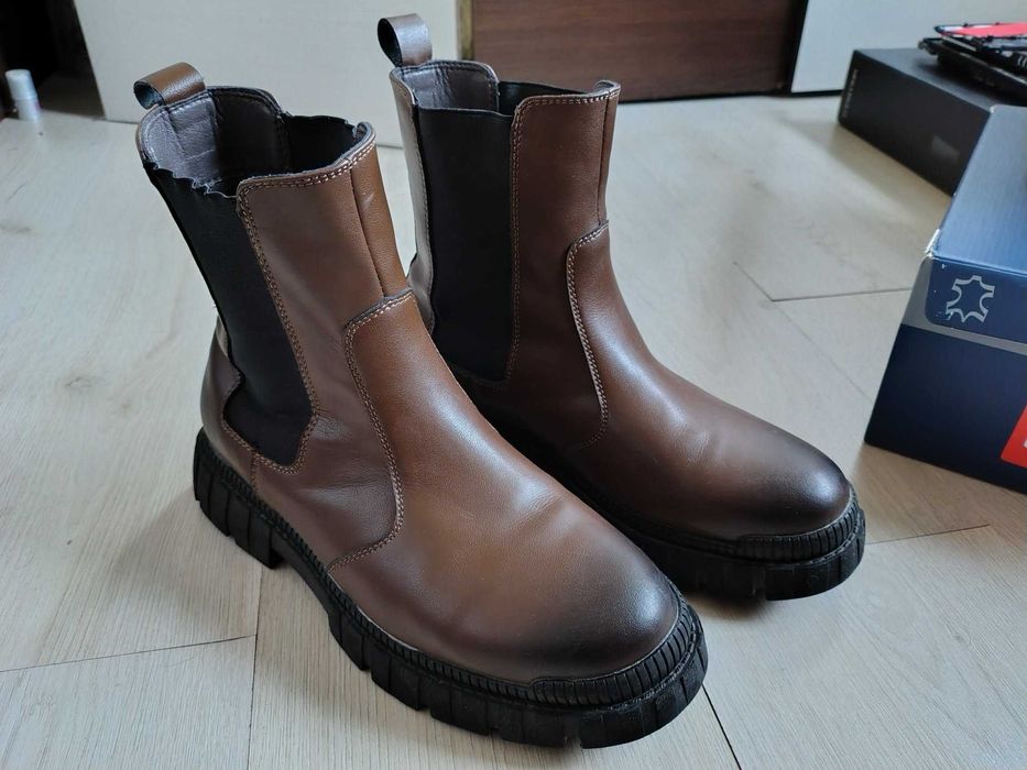 Ghete Reserved Premium Quality Leather ankle boots Size 41