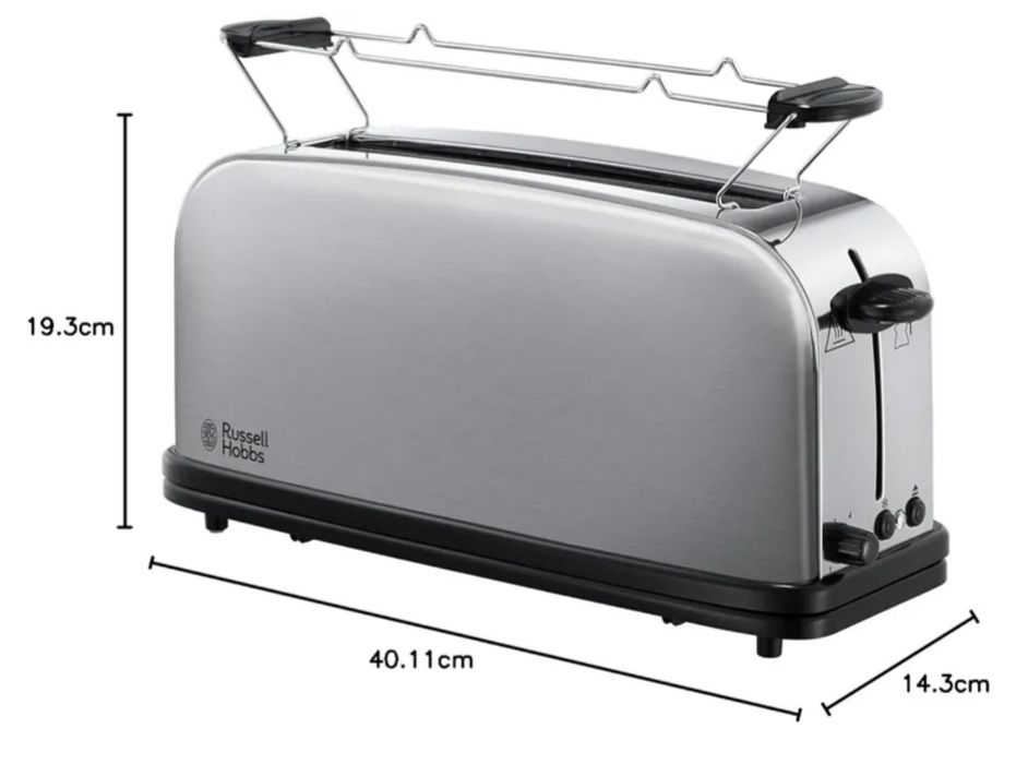 Тостер Russell Hobbs!За 2 филийки!1000W!
