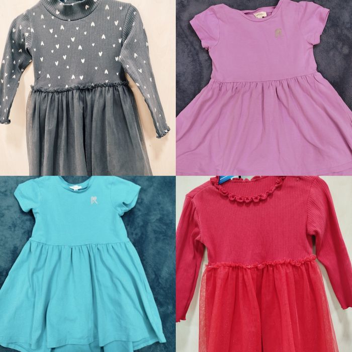 Платья подойдут на 3-4 года