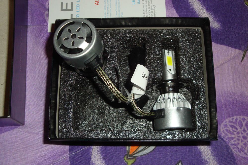LED auto headlight H7 6000k led
