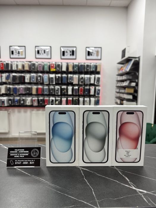 iPhone 15 | 128Gb | NOU | Sigilat | Garantie | phonelab.ro