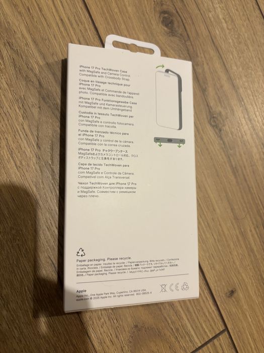 Husă Apple Tech Woven MagSafe pentru iPhone 17 / 17 Air / 17 Pro / 17 Pro Max – Culori Multiple