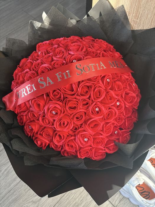 Buchet trandafir de sapun de la 89 lei