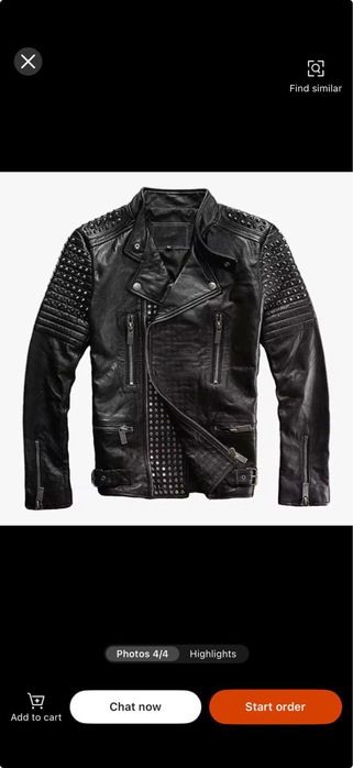 Geaca  moto Harley Davidson Piele