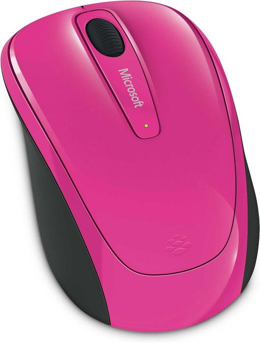 Microsoft Wireless Mobile Mouse 3500 - Magenta Pink Gloss