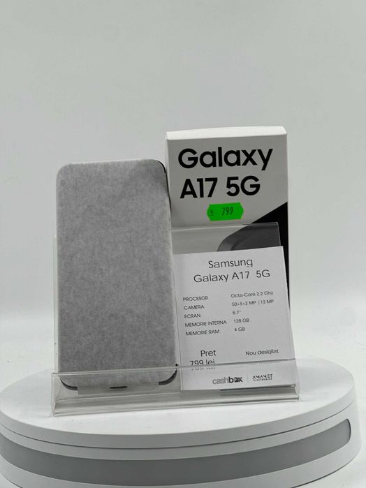 SAMSUNG GALAXY A17 5G 128GB 4GB RAM Garantie 24 luni Cashbox