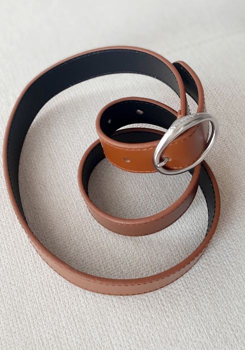 Дамски колан от естествена кожа Calvin Klein