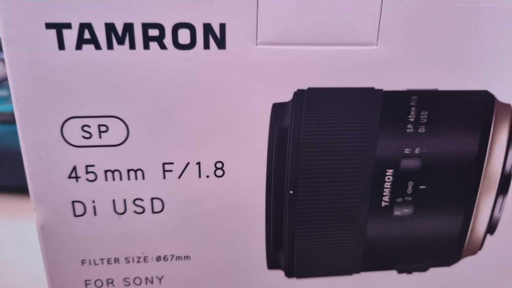 Obiectiv foto Tamron for Sony 45 mm F1.8 (nou) schimb cu obiective Canon