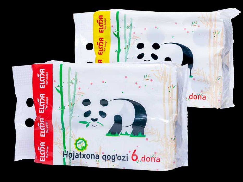 Туалетная бумага HoReCa Panda Asian pack 8 шт