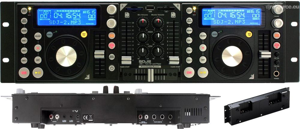 Dj American audio sdj2 sd usb диджейский проигрыватель