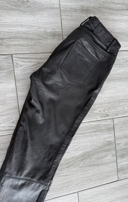 Pantaloni piele Highway moto opium rock
