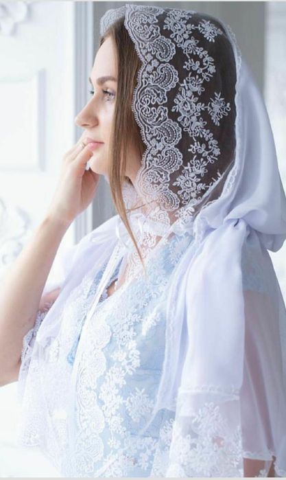 Капюшон -платок -накидка  в храм