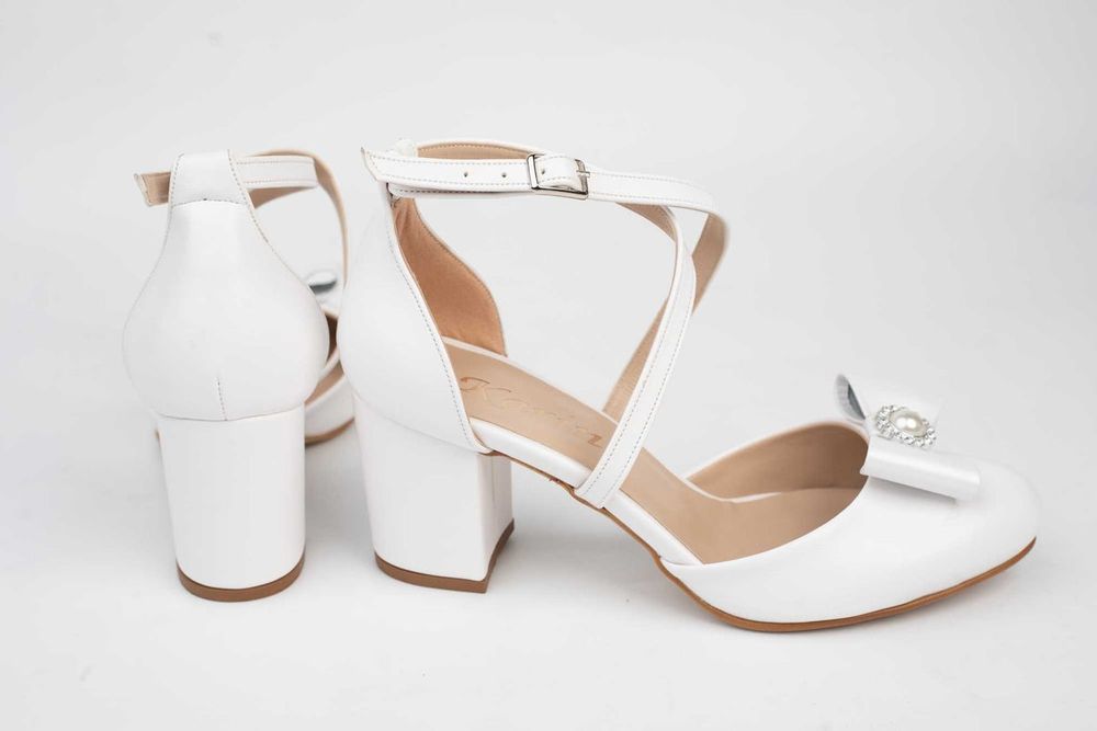 Pantofi de mireasa comozi (toc 6 cm) mărimea  39