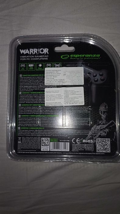 Продавам геймърски контролер Esperanza Warrior GX300