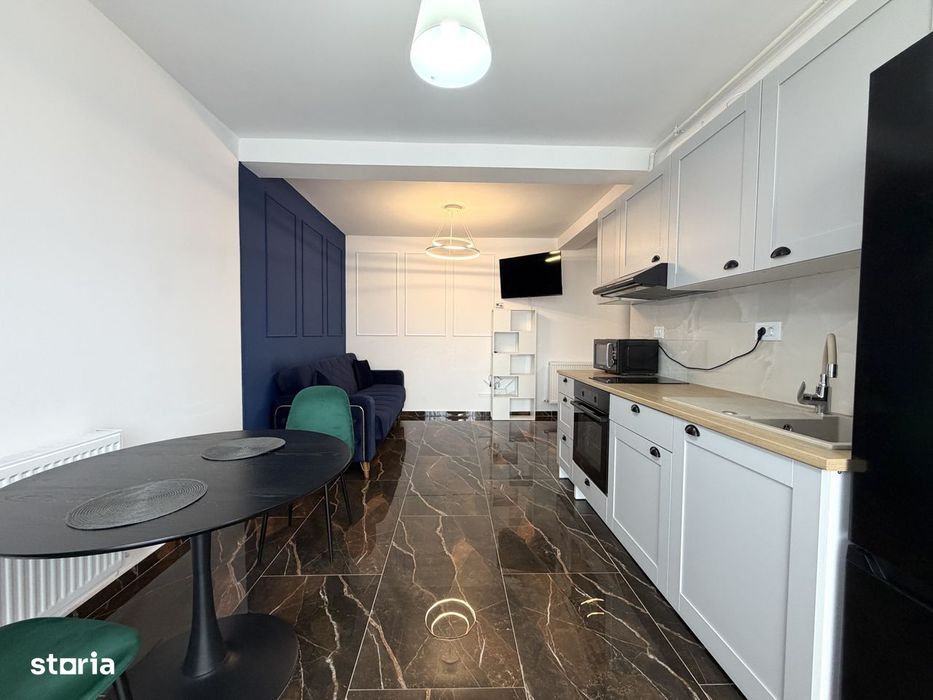 Apartament 2 camere, 40mp utili, etaj 2,  mobilat, bloc nou -  Giroc