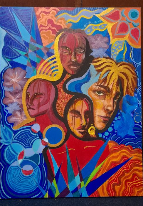 Картина фигури и лица