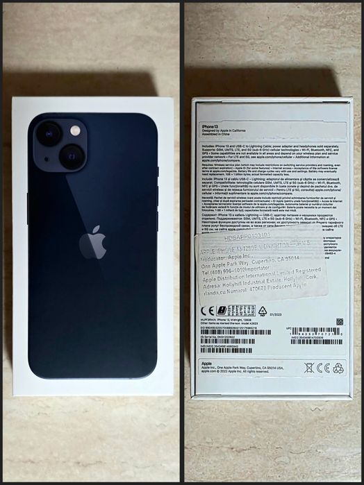Vând Iphone 13 Midnight 128 GB