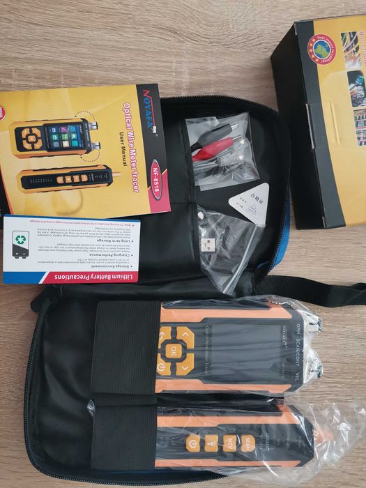 Tester de cabluri rețea Optical wire meter tracer, NOYAFA NF-8518, NOU sigilat